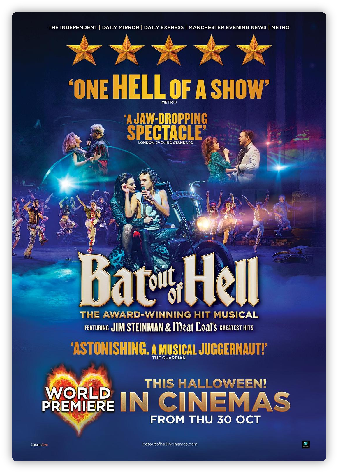 地狱蝙蝠:摇滚音乐剧 Bat Out of Hell: The Musical 深度影评海报